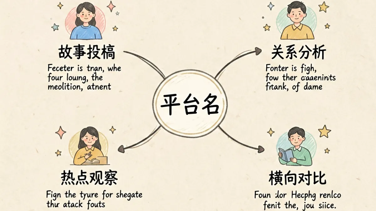 我的嫂嫂内容站的内容分类示意图，展示家庭关系、热点故事、专题合集等板块